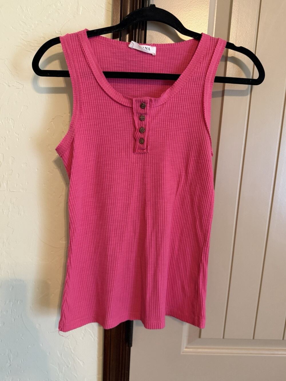 Zenana Women's Pink Tank Size XL